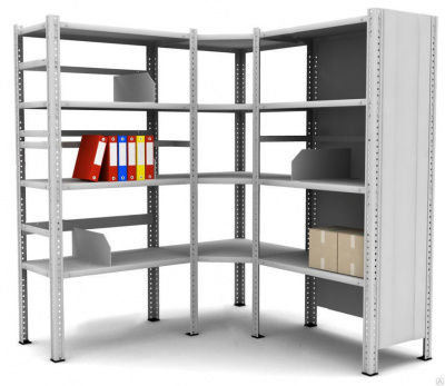 Стеллаж угловой (1200х1500)  4 полки