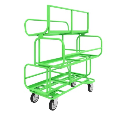 Купить Тележка для комплектования заказов ТКЗ 200 (790х1210х1300). Комплект платформенных колес Ø200 мм (г/п 550кг) в Сочи. В наличии и под заказ в каталоге