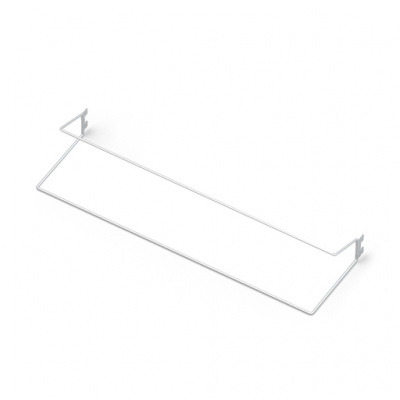 ПОЛКА ДЛЯ ОБУВИ ОДНОЯРУСНАЯ, L=607, БЕЛЫЙ