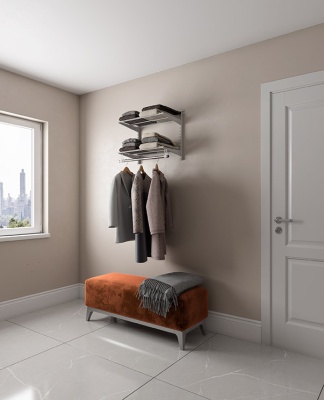 Купить Гардеробная система BASIC G60S графит в Сочи. В наличии и под заказ в каталоге