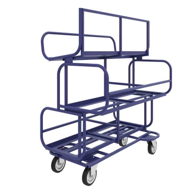 Купить Тележка для комплектования заказов ТКЗ 200 (790х1210х1300). Комплект платформенных колес Ø200 мм (г/п 550кг) в Сочи. В наличии и под заказ в каталоге