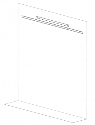 НЕСУЩИЙ РЕЛЬС ARISTO, L=1200 ММ, ЦВЕТ МЕТАЛЛИК