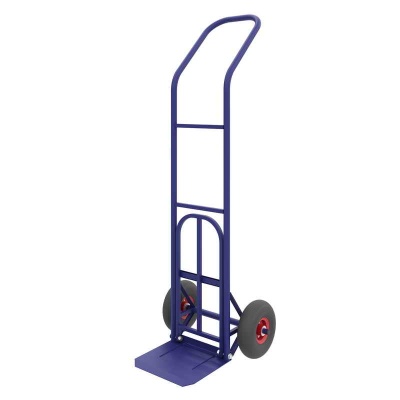 Купить Тележка грузовая двухколесная с откидной полкой КГ 150 П, г\п 150 кг (1350х495х531). Колеса литые Ø200 мм (2шт) в Сочи. В наличии и под заказ в каталоге