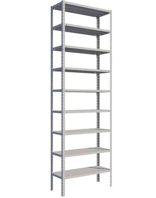 Стеллаж MS STRONG 3100x1000x500 (9 полок) в Сочи - купить недорого. Смотреть каталог