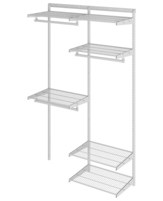Купить Гардеробная система OPTIMA G120 белая в Сочи. В наличии и под заказ в каталоге