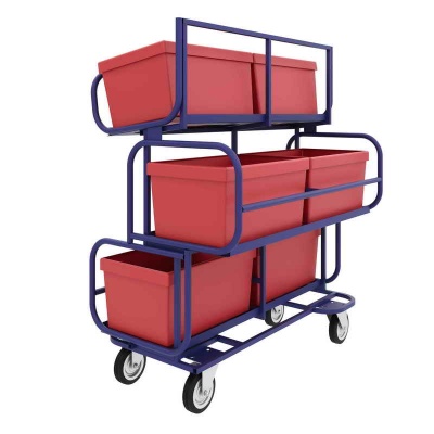 Купить Тележка для комплектования заказов ТКЗ 200 (790х1210х1300). Комплект платформенных колес Ø200 мм (г/п 550кг) в Сочи. В наличии и под заказ в каталоге